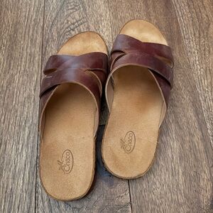 Chaco Toffee Leather Footbed